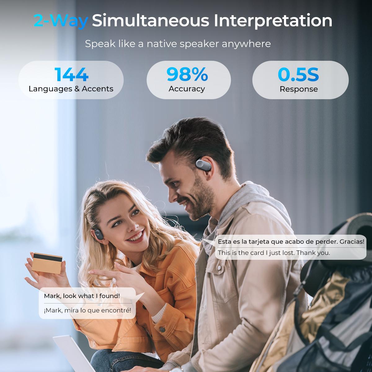 AI Translator Earbuds-Q6