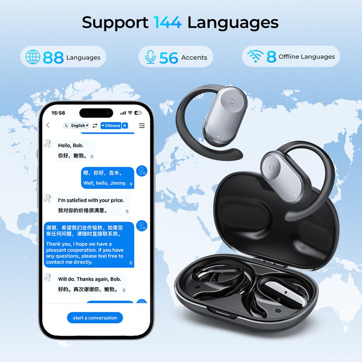 AI Translator Earbuds-Q6